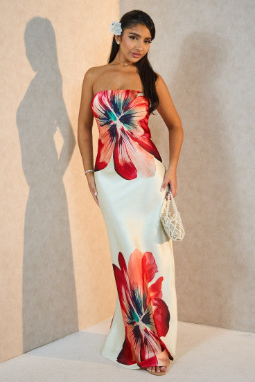 Saima™ | Strapless summer dress