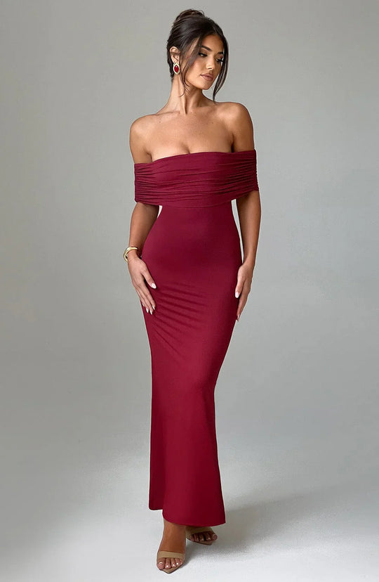 Azrya ™ | Elegant Backless Maxi Dress