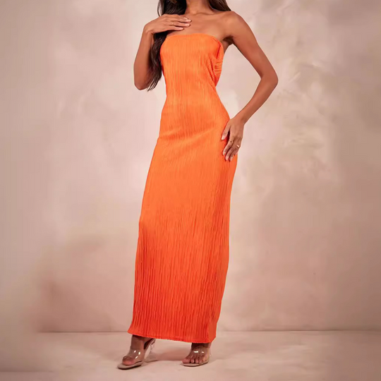 Helena™ | Strapless Fitted Maxi Dress