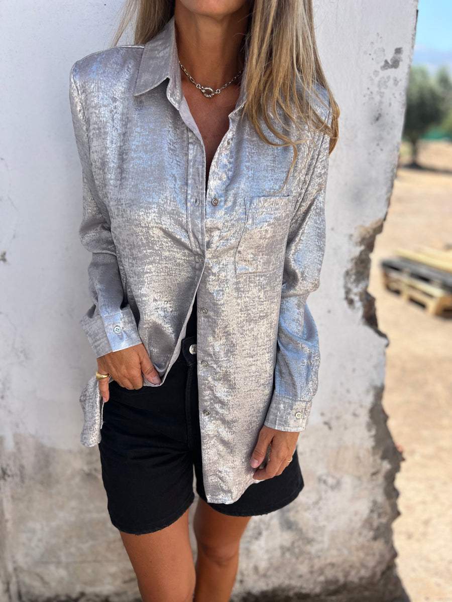 Vanessa - Metallic Blouse