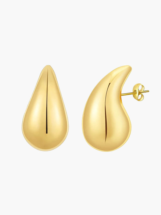 Elowen ™ | 14k Gold Pleated Earrings